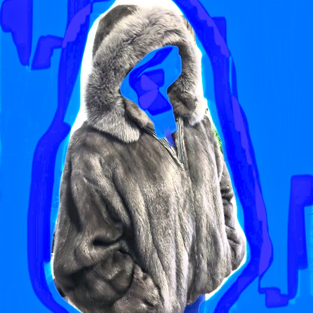 Mink Fur Bomber Jacket